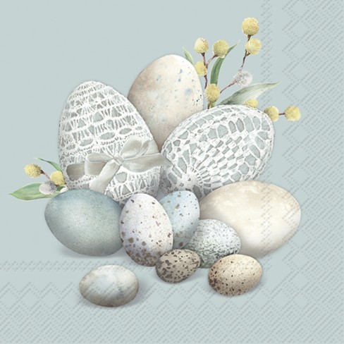 Салфетки 20бр Eggs тюркоаз Салфетки 20бр Eggs тюркоаз